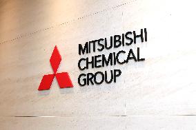 Mitsubishi Chemical Group signage and logo